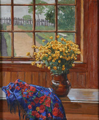 Клевер Оскар Юльевич. Букет купальниц